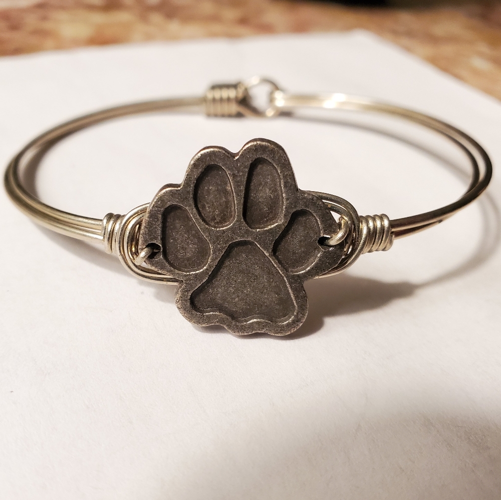 Dog Paw Print Bracelet